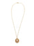 Gold Woven Circle Pearl Pendant-Necklaces-Kathryn Stanko-Pistachios