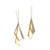 Gold and Silver Angular Drop Earrings-Earrings-Marcin Tyminski-Pistachios