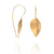 Golden Leaf Earrings-Earrings-Kacper Schiffers-Pistachios