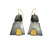 Grey Quartz Pyramid Earrings-Earrings-Heather Guidero-Pistachios