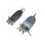 Half Oval Moonstone Fringe Earrings-Earrings-Karen Gilbert-Pistachios