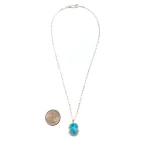 Hemimorphite Pendant Necklace-Necklaces-Aimee Petkus-Pistachios
