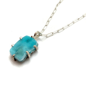 Hemimorphite Pendant Necklace-Necklaces-Aimee Petkus-Pistachios