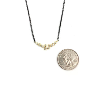 Horizontal Confetti Pendant Necklace-Necklaces-Karin Jacobson-Pistachios