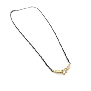 Horizontal Confetti Pendant Necklace-Necklaces-Karin Jacobson-Pistachios
