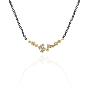 Horizontal Confetti Pendant Necklace-Necklaces-Karin Jacobson-Pistachios