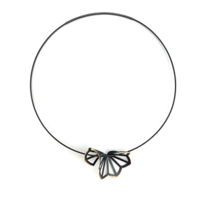 Hyacinth Fold Necklace-Necklaces-Karin Jacobson-Pistachios