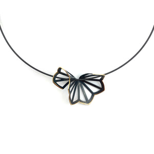 Hyacinth Fold Necklace-Necklaces-Karin Jacobson-Pistachios