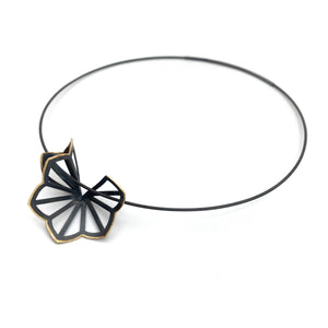Hyacinth Fold Necklace-Necklaces-Karin Jacobson-Pistachios