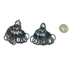 Knit Fringe Earrings-Earrings-Brooke Marks-Swanson-Pistachios
