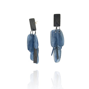 Kyanite Dangle Earrings-Earrings-Heather Guidero-Pistachios