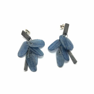 Kyanite Dangle Earrings-Earrings-Heather Guidero-Pistachios