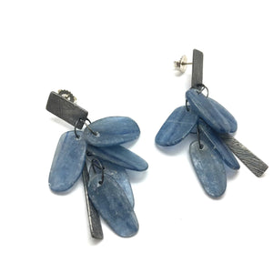 Kyanite Dangle Earrings-Earrings-Heather Guidero-Pistachios