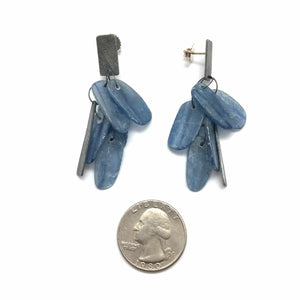 Kyanite Dangle Earrings-Earrings-Heather Guidero-Pistachios