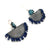 Lapis Fringe Earrings-Earrings-Karen Gilbert-Pistachios