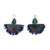 Lapis Fringe Earrings-Earrings-Karen Gilbert-Pistachios