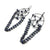 Lapis & Oxidized Web Earrings-Earrings-Karen Gilbert-Pistachios
