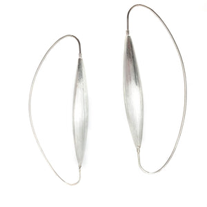 Large Silver Pod Drops-Earrings-Franziska Rappold-Pistachios