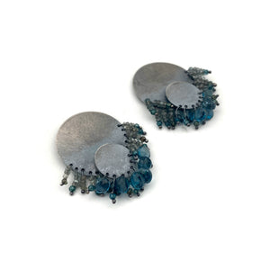 Layered Fringe Earrings-Earrings-Karen Gilbert-Pistachios