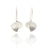 Layered Leaf Earrings - Silver-Earrings-Oliwia Kuczynska-Pistachios