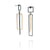 Layered Rectangle Earrings - Oxi/Gold-Earrings-Veronika Majewska-Pistachios