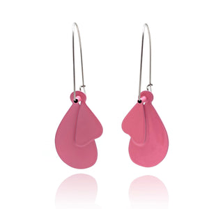 Leaf Earrings - Pink-Earrings-Jess Dare-Pistachios
