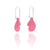 Leaf Earrings - Pink-Earrings-Jess Dare-Pistachios