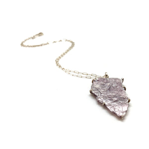 Lepidolite Pendant Necklace-Necklaces-Aimee Petkus-Pistachios