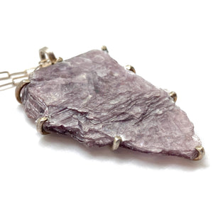 Lepidolite Pendant Necklace-Necklaces-Aimee Petkus-Pistachios
