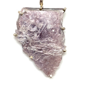 Lepidolite Pendant Necklace-Necklaces-Aimee Petkus-Pistachios