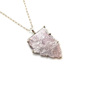 Lepidolite Pendant Necklace-Necklaces-Aimee Petkus-Pistachios