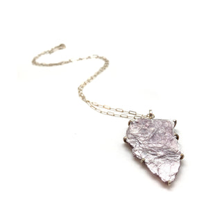 Lepidolite Pendant Necklace-Necklaces-Aimee Petkus-Pistachios