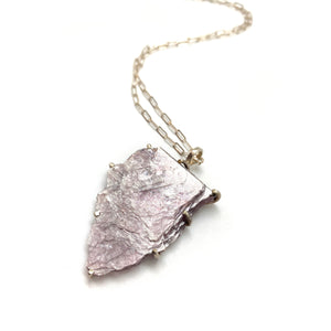 Lepidolite Pendant Necklace-Necklaces-Aimee Petkus-Pistachios