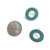 Light Blue Open Hoop Earrings - Small-Earrings-Heather McDermott-Pistachios
