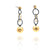 Link Earrings - Short-Earrings-Sowon Joo-Pistachios