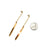 Link/Mirror Earrings - Gold and Gold-Earrings-Emily Rogstad-Pistachios