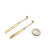 Link/Mirror Earrings - Gold and Gold-Earrings-Emily Rogstad-Pistachios