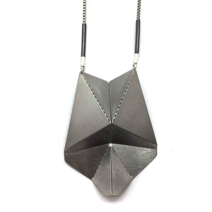 Long Origami Necklace-Necklaces-Aleksandra Przybysz-Pistachios