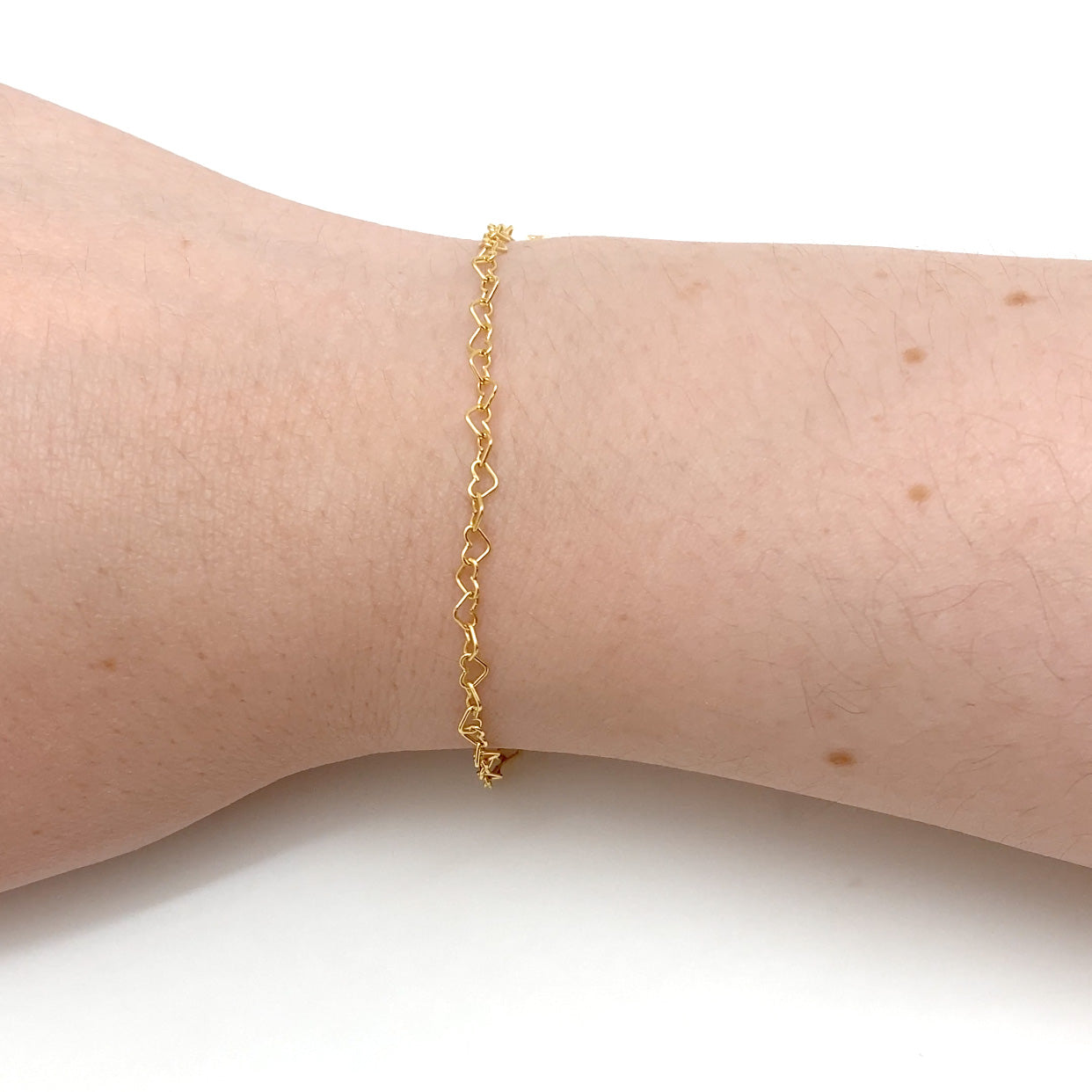 Permanent gold chain bracelet hotsell