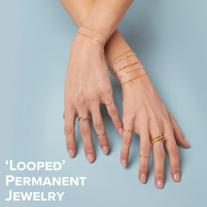 Looped - Permanent Jewelry at Pistachios!-Bracelets-Permanent Jewelry-1 Guest (30 min)-Pistachios