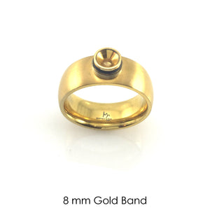 Manuela Carl Modular Rings - Bands-Rings-Manuela Carl-Gold - Straight - 8mm - Size 8.75-Pistachios