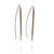 Matchstick Bow Earrings - Champagne & Silver-Earrings-Ursula Muller-Pistachios