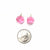 Medium Baby Pink Crystal Stud-Earrings-Fruit Bijoux-Pistachios