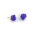 Medium Violet Crystal Stud-Earrings-Fruit Bijoux-Pistachios