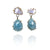 Mineral Earrings - Geode/Aquamarine-Earrings-Aimee Petkus-Pistachios