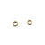 Mini Circle Twist Studs - Gold-Earrings-Manuela Carl-Pistachios