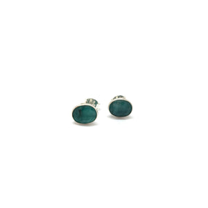 Mini Emerald Studs-Earrings-Susanne Kern-Pistachios