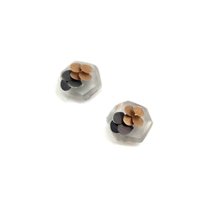 Mini Murmur Studs-Earrings-Emmeline Hastings-Pistachios