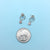 Mini Silver Moonstone Earrings-Earrings-Manuela Carl-Pistachios