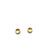 Mini Textured Circle Post - Gold-Earrings-Manuela Carl-Pistachios